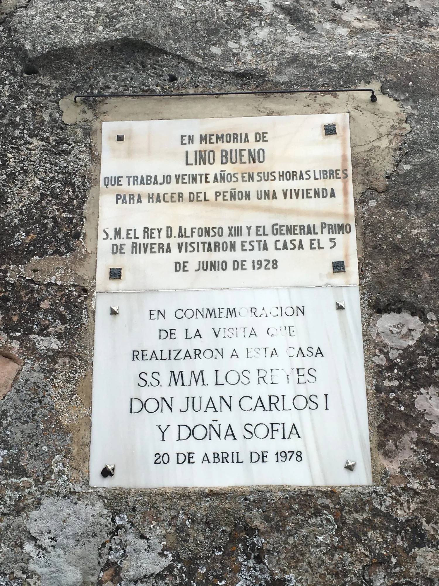 Detalle de la Casa de Piedra
