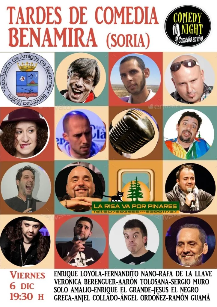 Tardes de comedia en Benamira