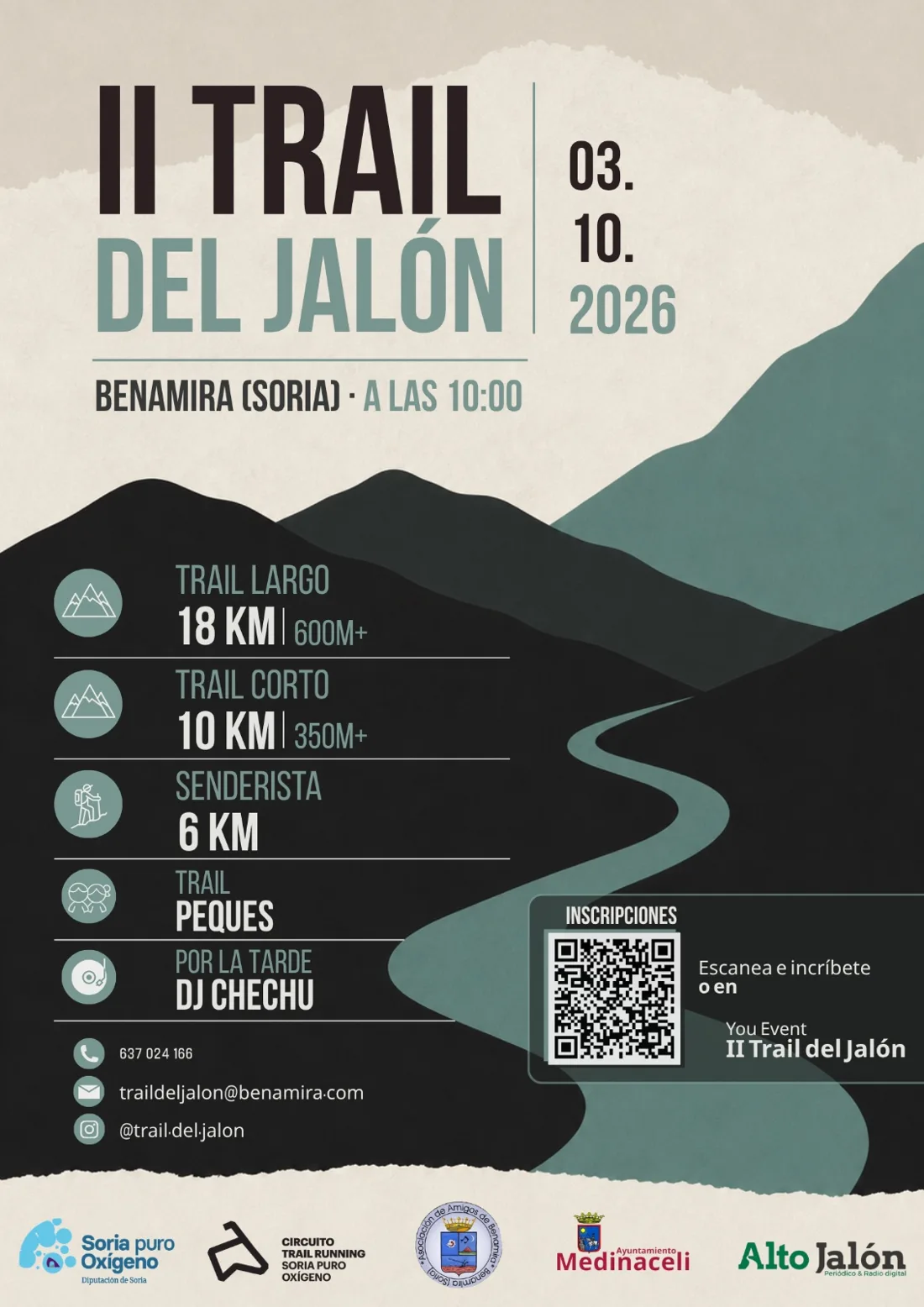 Cartel del II Trail del Jal&oacute;n